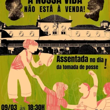 A Nossa vida não está à Venda: protestos na tomada de posse do preseidente